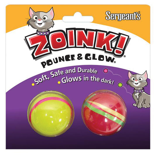 Sergeant'S 07664 Kitty Glow Balls 2 Count