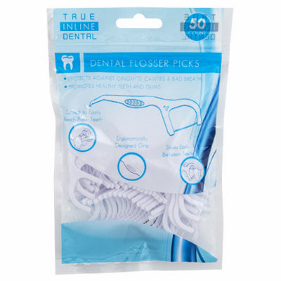 Dental Floss Picks, 50-Ct. (Pack of 12)