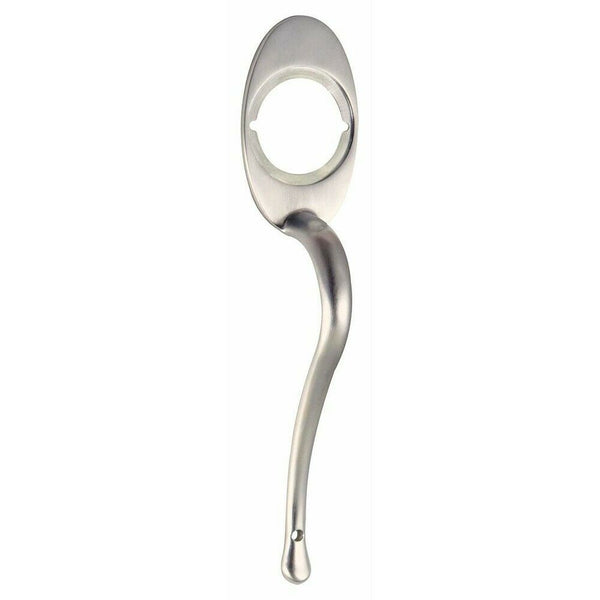 239 26D BP Manija con roseta de 12" - Cromo satinado
