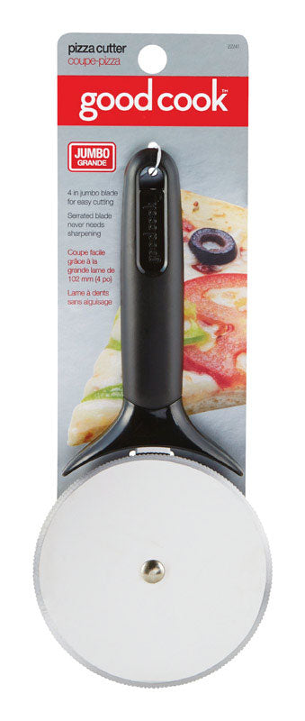 Good Cook  Silver/Black  Stainless Steel  Jumbo Pizza Cutter