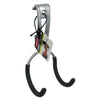 Rubbermaid  FastTrack  3.1 in. W x 3 in. D Silver / Black  Steel  Compact Hook