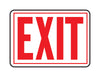 Hy-Ko English Exit Sign Aluminum 9.25 in. H x 14 in. W (Pack of 12)