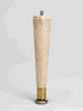 Waddell 7-1/2 in. H Round Tapered Wood Table Leg