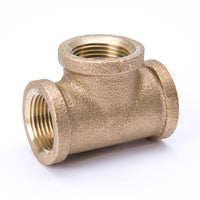 BK Products Southland 1/4 in. FIP Sizes X 1/4 in. D FIP Red Brass Tee