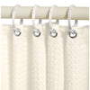Zenna Home 72 in. H X 70 in. W Taupe Waffle Shower Curtain Liner Fabric