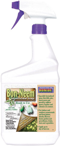 Bonide Bon-Neem II Organic Liquid Insect, Disease & Mite Control 32 oz. (Pack of 12)