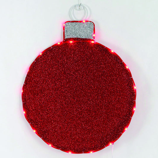 Celebrations  LED  Red  16 in. Hanging Decor  Ornament