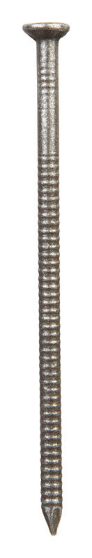 Fox Valley Pole Barn Nails 3-1/2 " 16 D Flat Head Ring Shank 7 Ga Carton 50 Lb.