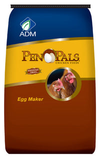 Pen Pals Chicken Feed, Egg Maker, Non-Medicated, Crumble, 50-Lbs.