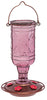 More Birds The Jewel Amethyst Hummingbird 20 oz Glass/Metal Bottle Bird Feeder 5 ports