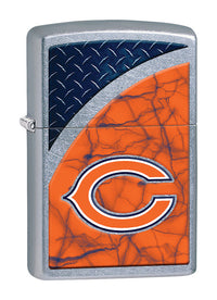 Zippo NFL Multicolored Steelers Street Bears Cigarette Lighter 1 pk