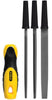 Stanley 6 in. L High Carbon Steel Bastard Cut File Set 4 pc