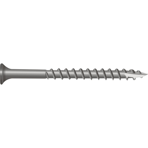 Tornillos para cubierta con cabeza de corneta en forma de estrella, camuflaje n.º 10 x 3 pulg., paquete de 350
