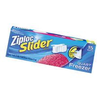 Ziploc Slider 1 qt Clear Freezer Bag  (Pack of 12)
