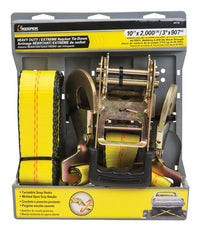 Keeper 2 in. W X 10 ft. L Yellow Tie Down Strap 2000 lb 1 pk