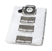Shop-Vac  12.5 in. L x 0.5 in. W Dry Vac Bag  12-20 gal. 2 pk