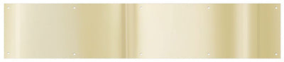 National Hardware 6 in. H x 30 in. L Bright Brass Aluminum Kickplate