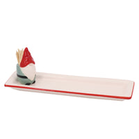 DEI Multicolored Toothpick Holder & Tray Set Christmas Decor (Pack of 4).