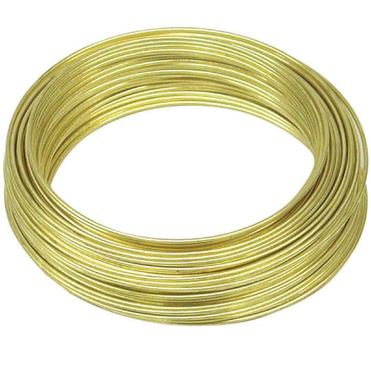 Ook 50152 75' 22 Gauge Brass Hobby Wire (Pack of 8)