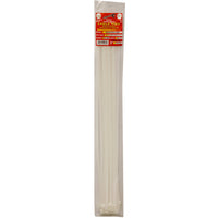 Tool City  24.9 in. L White  Cable Tie  25 pk