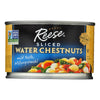 Reese Water Chestnuts - Sliced - Case of 24 - 8 oz.