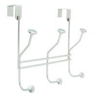 Amerock  9-5/16 in. L Silver  Steel  Medium  Over the Door Multiple  Hook  1 pk