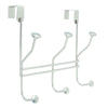 Amerock  9-5/16 in. L Silver  Steel  Medium  Over the Door Multiple  Hook  1 pk
