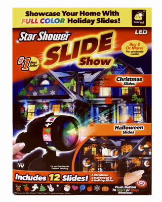 Star Shower Slide Show  As Seen On TV  LED  Light Projector  Color Changing  1 lights