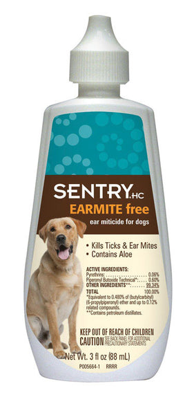 Sentry HC Dog Ear Miticide 3 oz