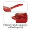 2.5 Qt Enameled Cast-Iron Series 1000 Covered Sauce Pan - Gradated Red