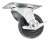 Titan 4 in. D Swivel Rubber Caster 300 lb 1 pk