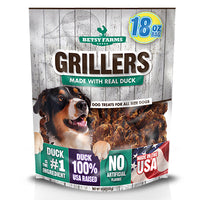 Dog Treats, Grillers Duck Jerky, 18-oz.