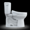 TOTO® WASHLET+®  Drake® II Two-Piece Elongated 1.28 GPF Toilet and WASHLET+® S550e Contemporary Bidet Seat, Cotton White - MW4543056CEFG#01