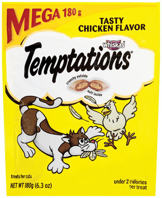 Temptations Cat Treats, Chicken, 6.35-oz.