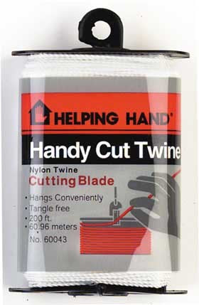 Helping Hand 60043 200' White Nylon Handy Cut Twine (Pack of 3)