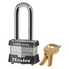 Master Lock 1-9/16 in. W X 2 in. L Laminated Steel Key Padlock Keyed Alike