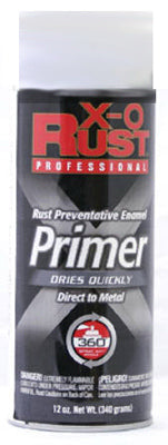 Anti-Rust Enamel Primer, White, 12-oz. Spray