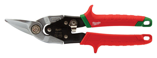 Milwaukee  10 in. Forged Alloy Steel  Right Serrated  Aviation Snips  22 Ga. 1 pk