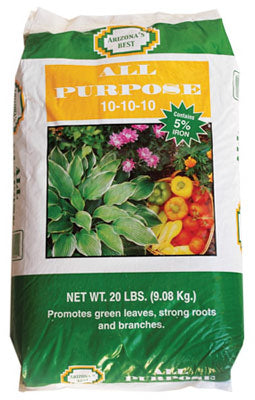 All-Purpose Fertilizer, 10-10-10 Formula, 20-Lbs.