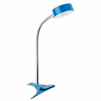 LED Clip Lamp, Blue, 5-Watt