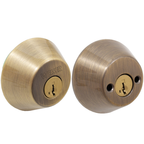 GD9371 5 K4 SMT B 6LS2R2 2-Cyl Deadbolt - Antique Brass