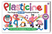 Kahootz 01252 14 Oz Plasticine Modeling Material 24-Color Pack