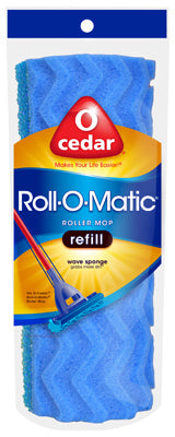 O'Cedar Rolomat Combo Roller Sponge Mop Refill 8 in.