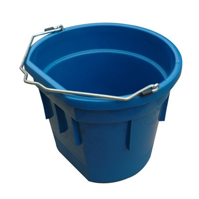 Utility Bucket, Flat Sided, Teal Resin, 20-Qts.