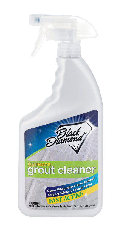 Black Diamond No Scent Grout Cleaner Liquid 32 oz. for Colored Grouts (Pack of 6)