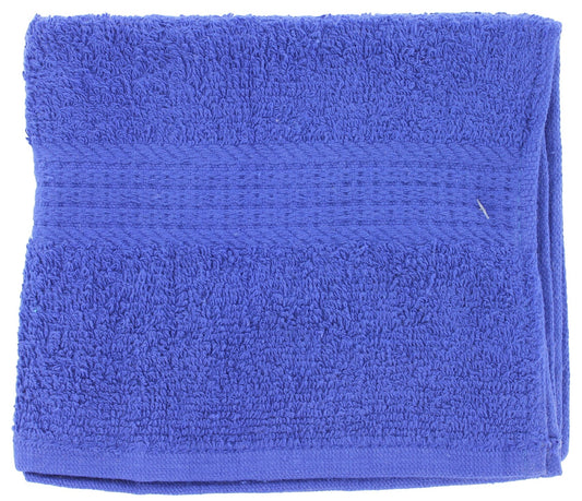 J & M Home Fashions 8633 27 X 52 Royal Blue Provence Bath Towel (Pack of 3)