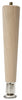 Waddell 7-1/2 in. H Round Tapered Wood Table Leg