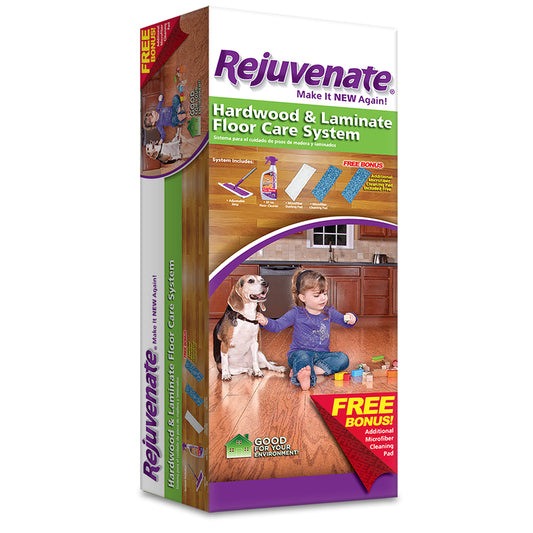 Rejuvenate  Hardwood & Laminate  Floor Care Kit
