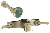 Tub- Shower Valve 8� Non-Metallic Tub/Shower Diverter With Teapot Handles Nickel