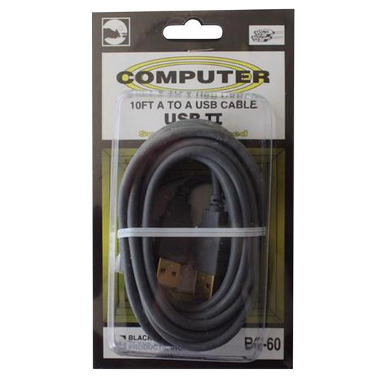 Black Point Products 10 ft. L USB Cable